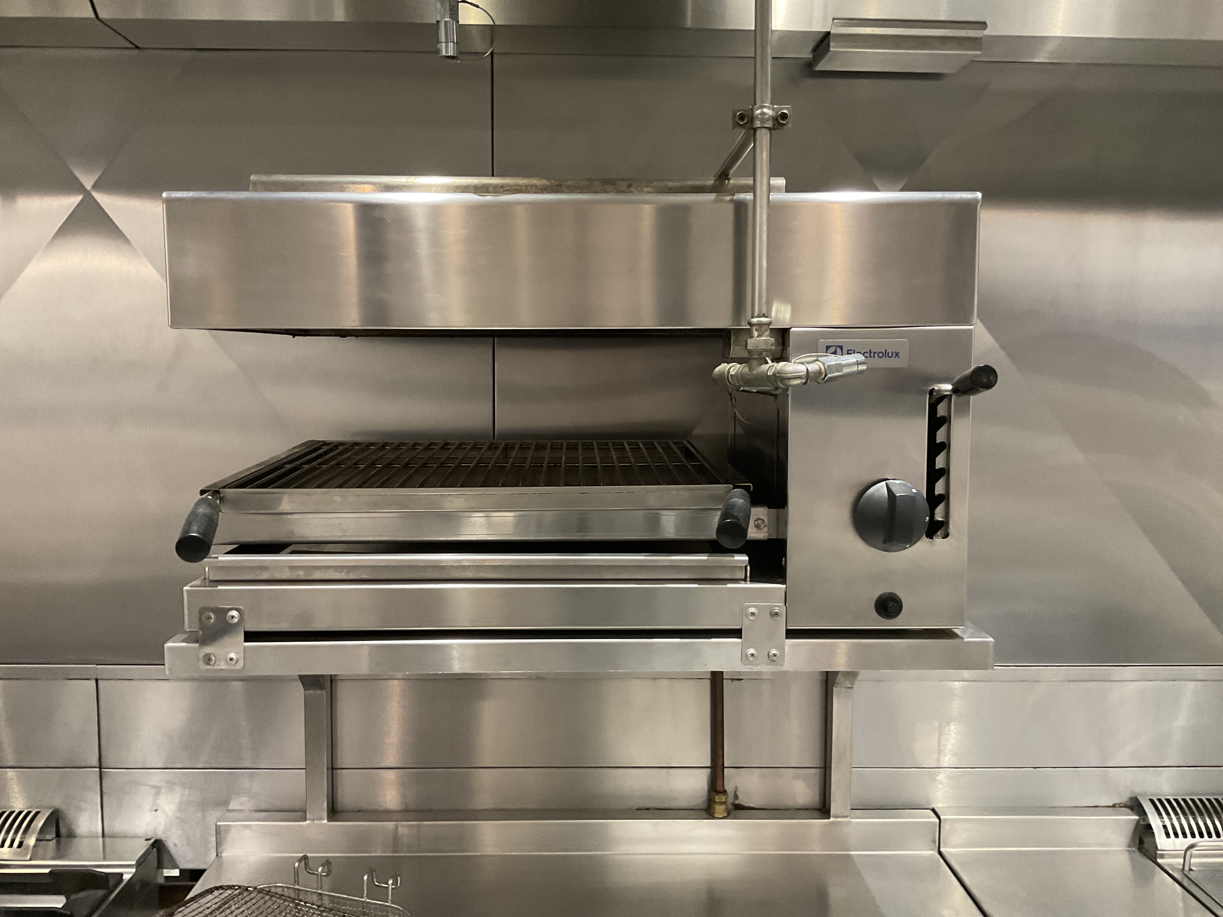 Commercial kitchen equipment at NO.49 Restaurant, St John's Wood